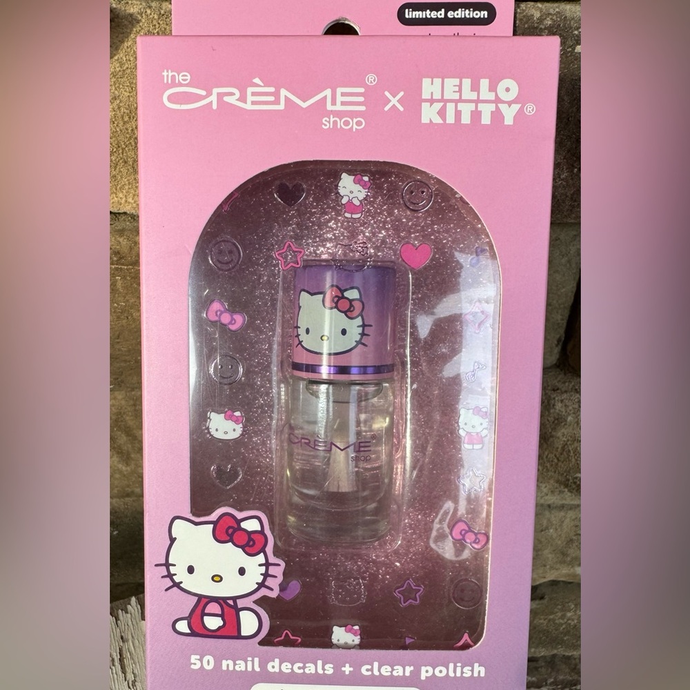 Crème Shop x Hello Kitty 50 Nail Decals w/ Sealant Polish